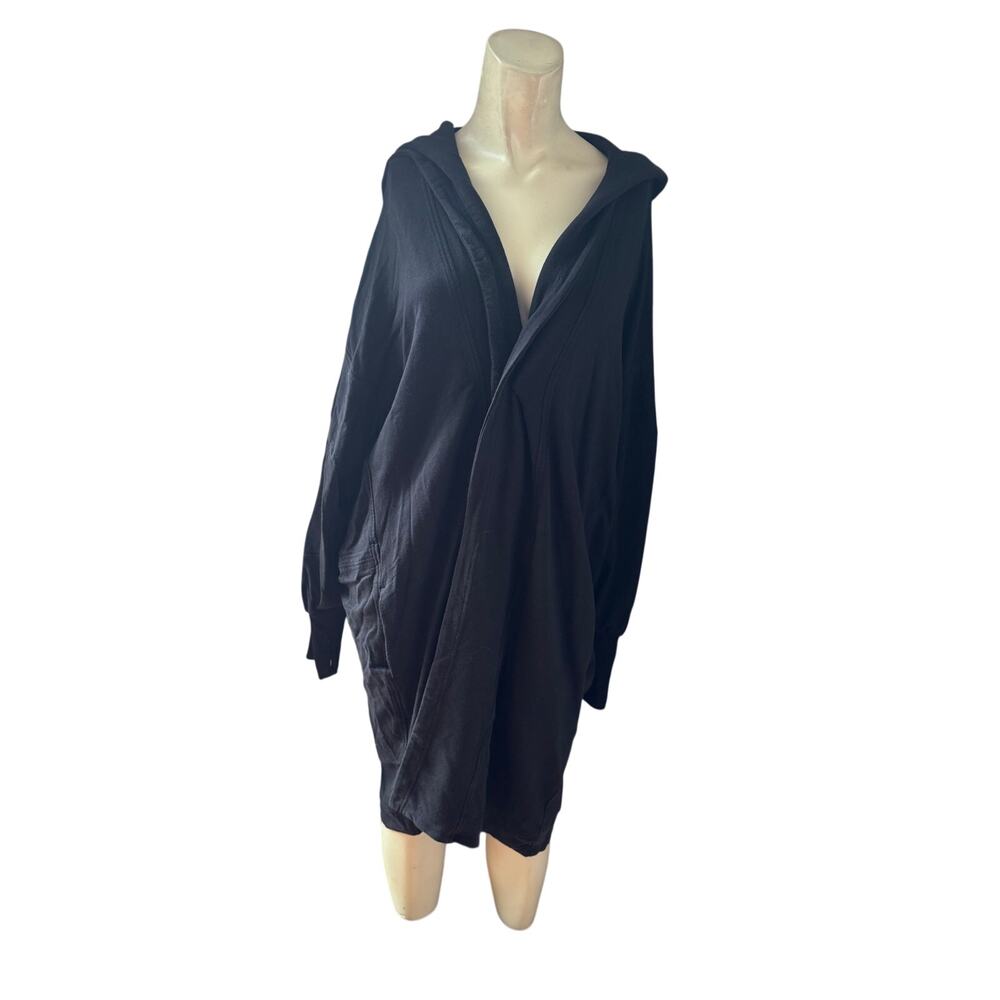 Athleta Vista Wrap/Athleta Mantra Wrap hooded cardigan.